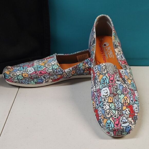 Bobs By Skechers Women's 9 DOG slip on shoe - Picture 1 of 4